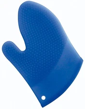 V.Road Okabe Western Tableware Silicone Oven Mitt, Small, Blue, Om-01_