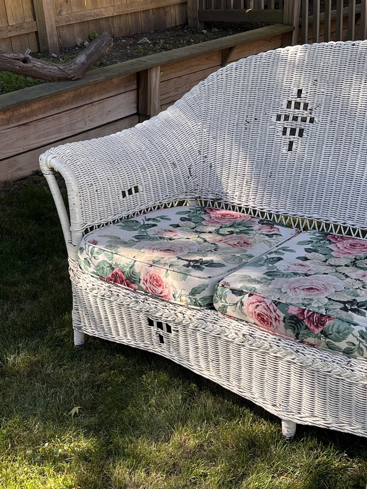 Once in a Lifetime Offer for Grey Gardens Fans!!  Settee from the Famed Estate!! - Image 3 of 4