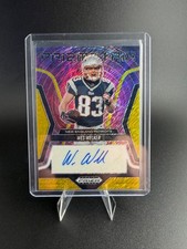 2025 Panini Prizm Black FOTL Wes Welker Gold Shimmer  Auto #1/10 Patriots FOP