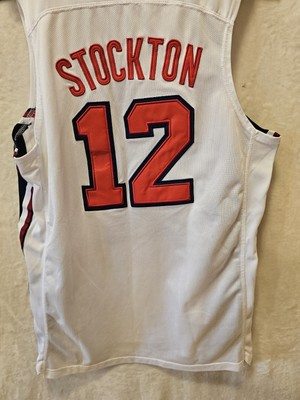 Vintage Rare USA DREAM TEAM Nike Sz Large John Stockton Jersey EUC