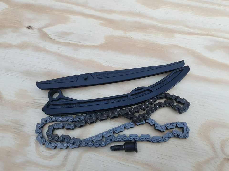 ♻️ Aprilia RS125 4 tiempos Motor M543M 2011-2018 CÁMARA CADENA GUÍAS CORREDOR ASIO Foto 2 de 4