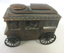--VINTAGE 1974 BANTHRICO PEANUT CART HERMINIE PA SAVINGS BANK 77-