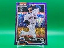 2026 Topps David Peterson #215 Purple Holo Foil 203/250 - Mets