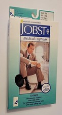 NEW JOBST 1 pr Men Knee High 20-30 mmHg Compression Black socks size L 115090