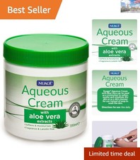 Essential Aqueous Cream 350ml with Aloe Vera - Moisturizing for All Skin Types