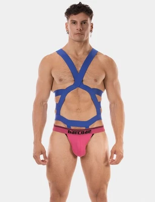 barcode Berlin - Harness ELON blau S M L XL 92048/800 gay sexy BRANDNEU