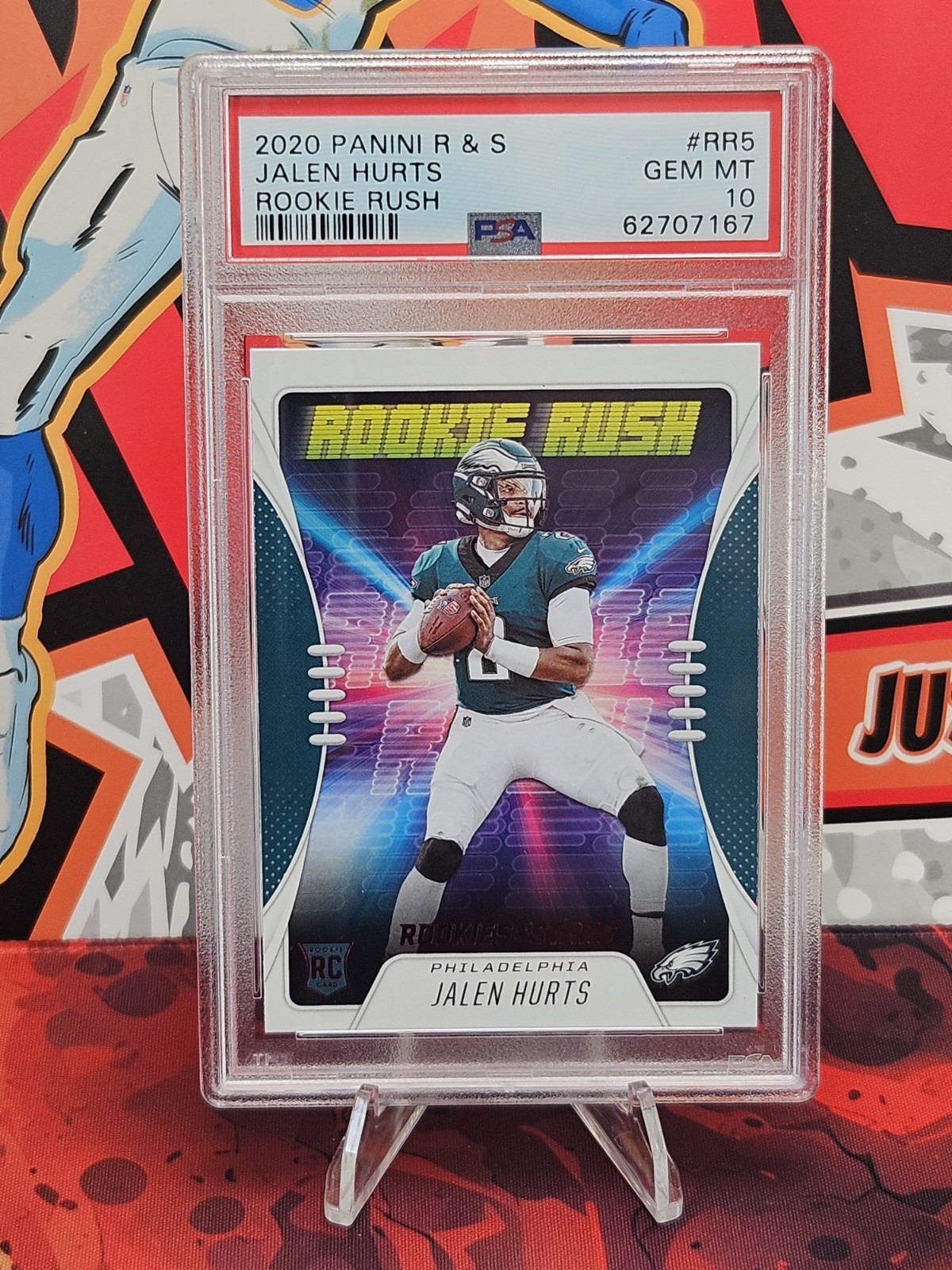 Jalen Hurts Panini Rookies & Stars Rookie Rush #RR5 Base