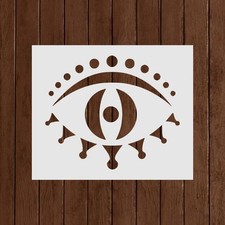 Zuul Evil Eye Stencil - Zuul Stencil, Evil Stencil, Eye Stencil, Halloween Sten