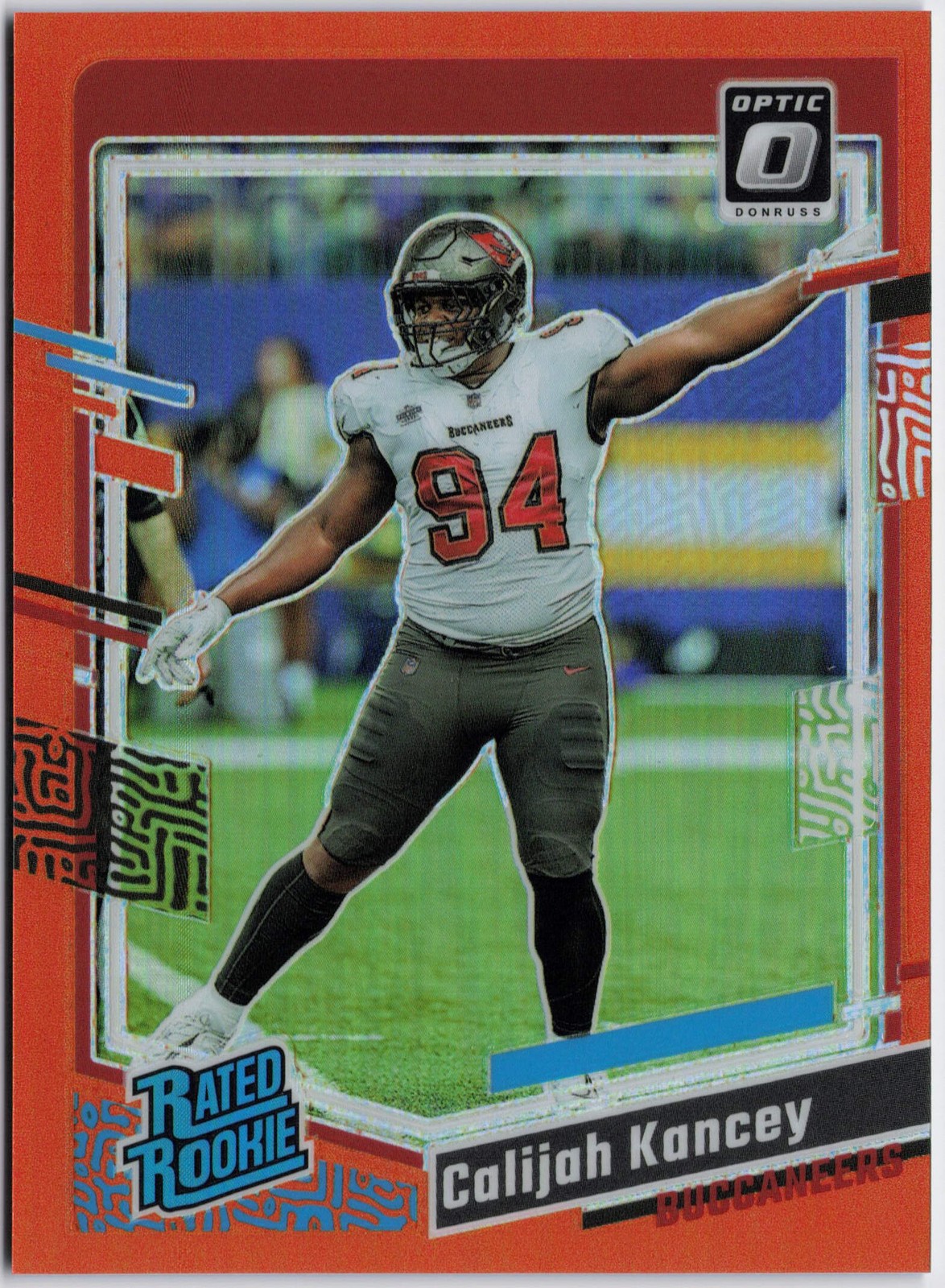 Calijah Kancey Panini Donruss Optic #295 Orange
