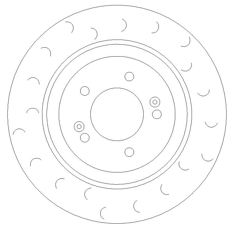 Hyundai I30N Rear Brake Discs with Performance Pads - Image 2 of 4