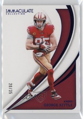 2024 Panini Immaculate Blue 20/35 George Kittle #26 19fe