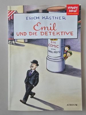 Erich Kästner. Emil und die Detektive. Comic von Isabel Kreitz. Atrium 2020