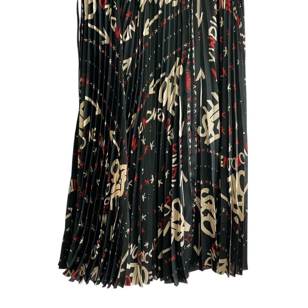 Sacai Eric Haze Print Maxi Pleated Skirt Moss Green 23SS S Sacai Eric Haze Print Maxi Pleated Skirt Moss Green 23SS S