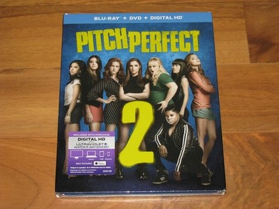 Pitch Perfect 2 (Blu-ray/DVD, 2015, 2-Disc Set) Slip Cover