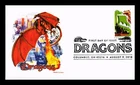 US COVER DRAGONS FIRST DAY ISSUE PANDA CACHET