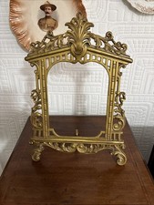 1913 Large Brass Picture Frame