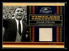 2008 Donruss Classics Hank Stram Timeless Treasures Relic /250 Chiefs UX8630
