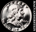 1962 Franklin Half Dollar- Silver- Choice Gem Proof Luster- No Reserve #J9378
