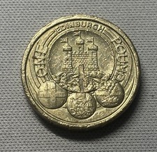 2011 Edinburgh Cities One Pound Coin Brilliant Uncirculated From Royal Mint