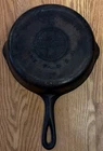 VINTAGE GRISWOLD CAST IRON SKILLET NO.6 699 H Large Block - No Wobble/Spin