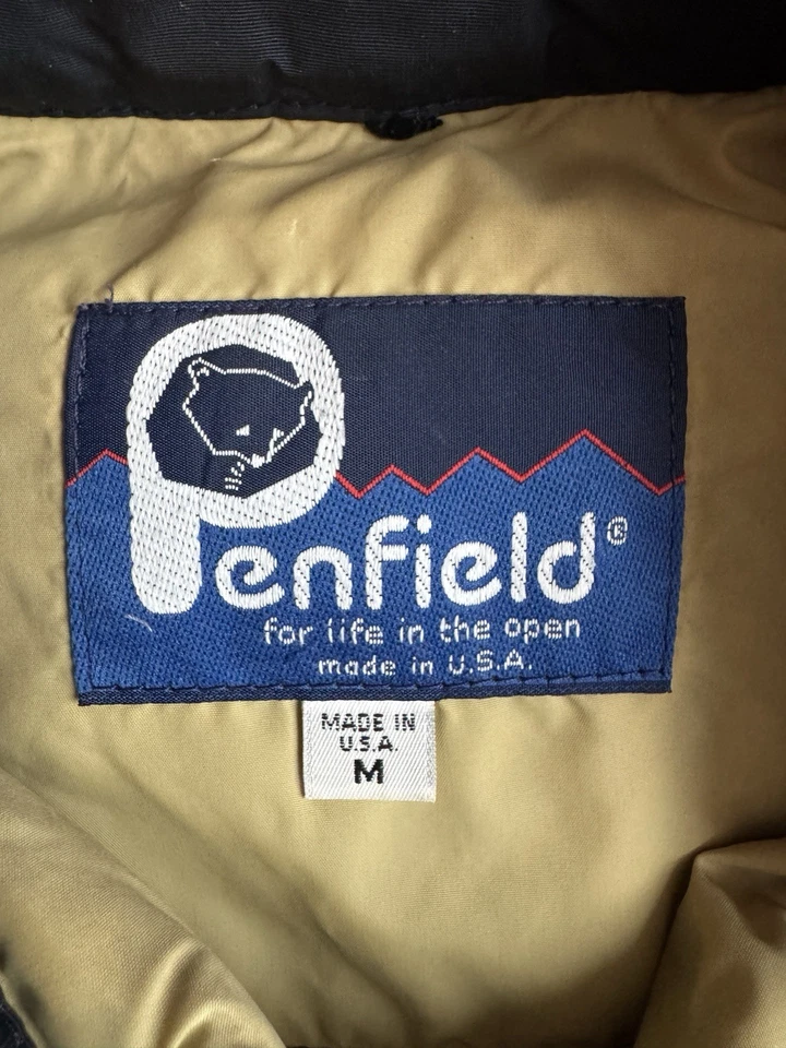 Vintage Penfield USA Made Down Vest M – 80/20 Down Feather, Navy Classic Outdoor - Image 2 of 4