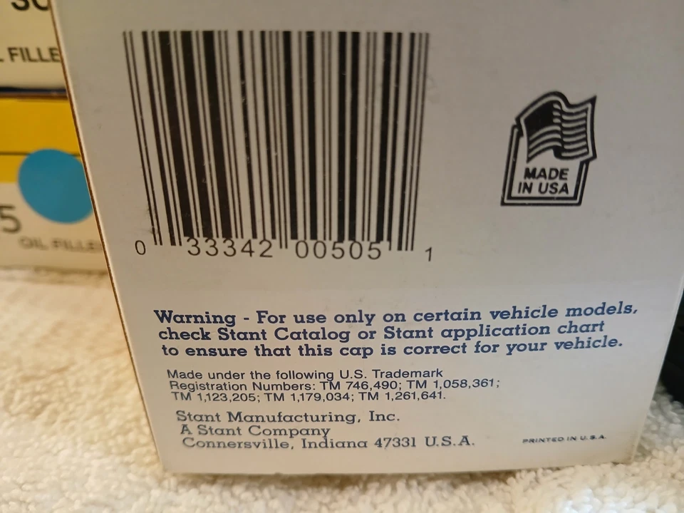 STANT, tapa de llenado de aceite de motor - # 10105 Foto 4 de 4