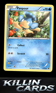 Panpour 22/98 Pokemon Common Emerging Powers Card NM
