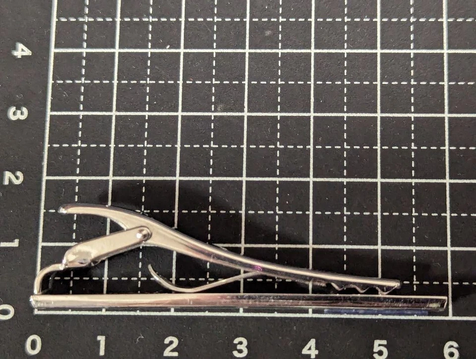 LANVIN Tie Pin Bar lapis lazuli Silver Formal Accessories Simple Fashionable - Image 4 of 4