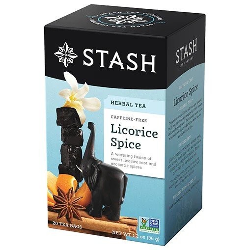 Stash Tea Herbal Tea-Lacorice Spice 20 Bag 1990₽