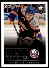 2013-14 Score Thomas Hickey Rookie New York Islanders #632