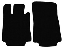 FRONT Fußmatten, Teppiche für Mercedes CL C215 coupe 1999-2006, Schwarz x14 Rand