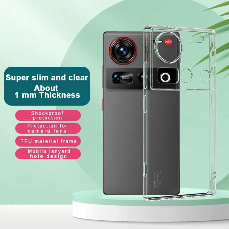 Shockproof Clear TPU Case for ZTE Nubia Z70 Ultra