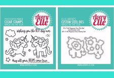 Avery Elle "PEGASUS DUO" Clear Stamps Only OR Clear Stamp and Die Bundle
