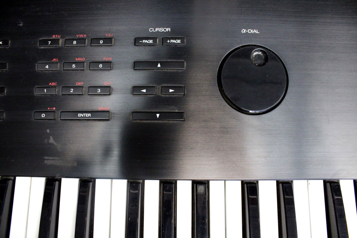 Vintage Roland S-50 61-Key Digital Sampling Black Keyboard Piano