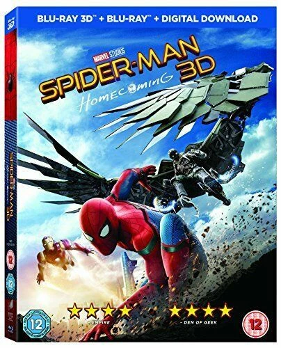 Spider-Man: Homecoming Region Free 3D DVDs & Blu-rays