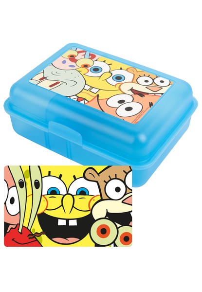 Spongebob Schwammkopf Brotdose - Spongebob Allover - Lunchbox Mit Trennwand-image