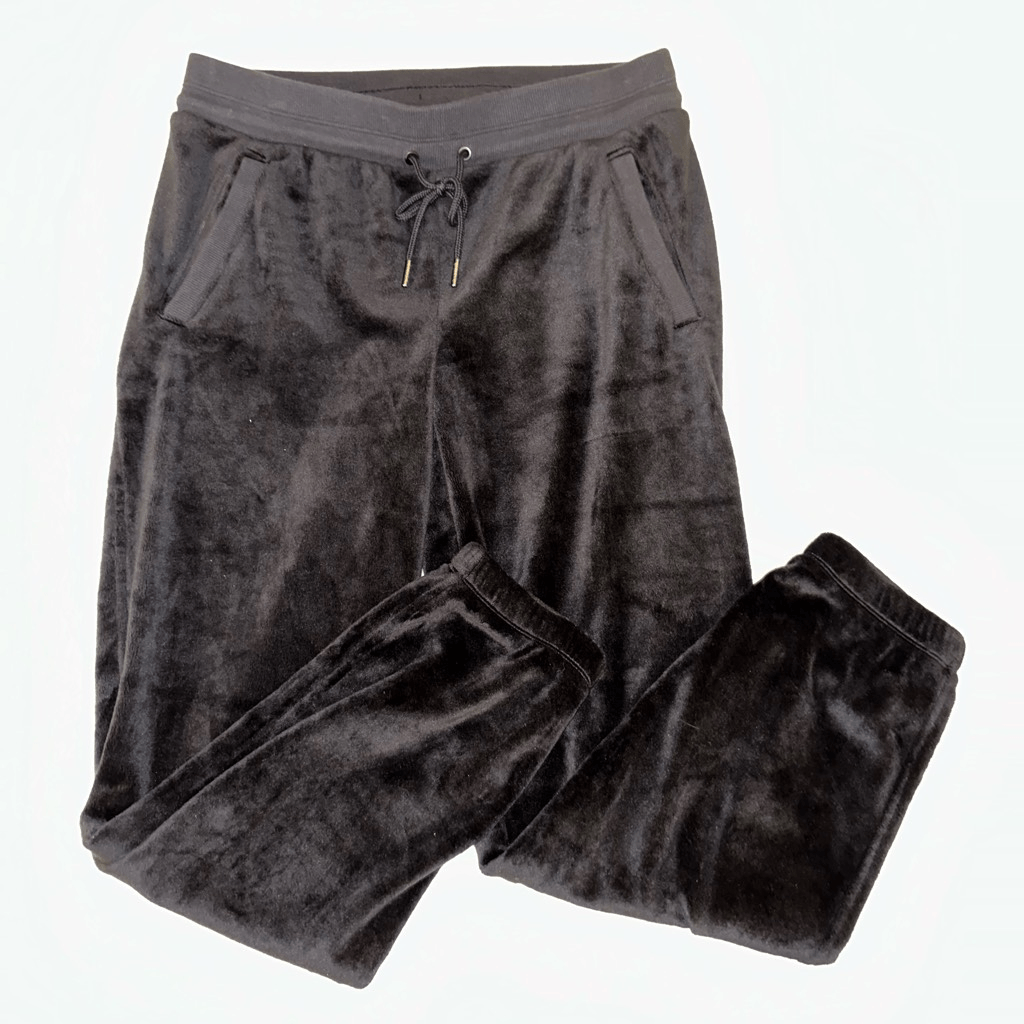 Athleta Women's Double Cozy Karma Recover Jogger Pants Black