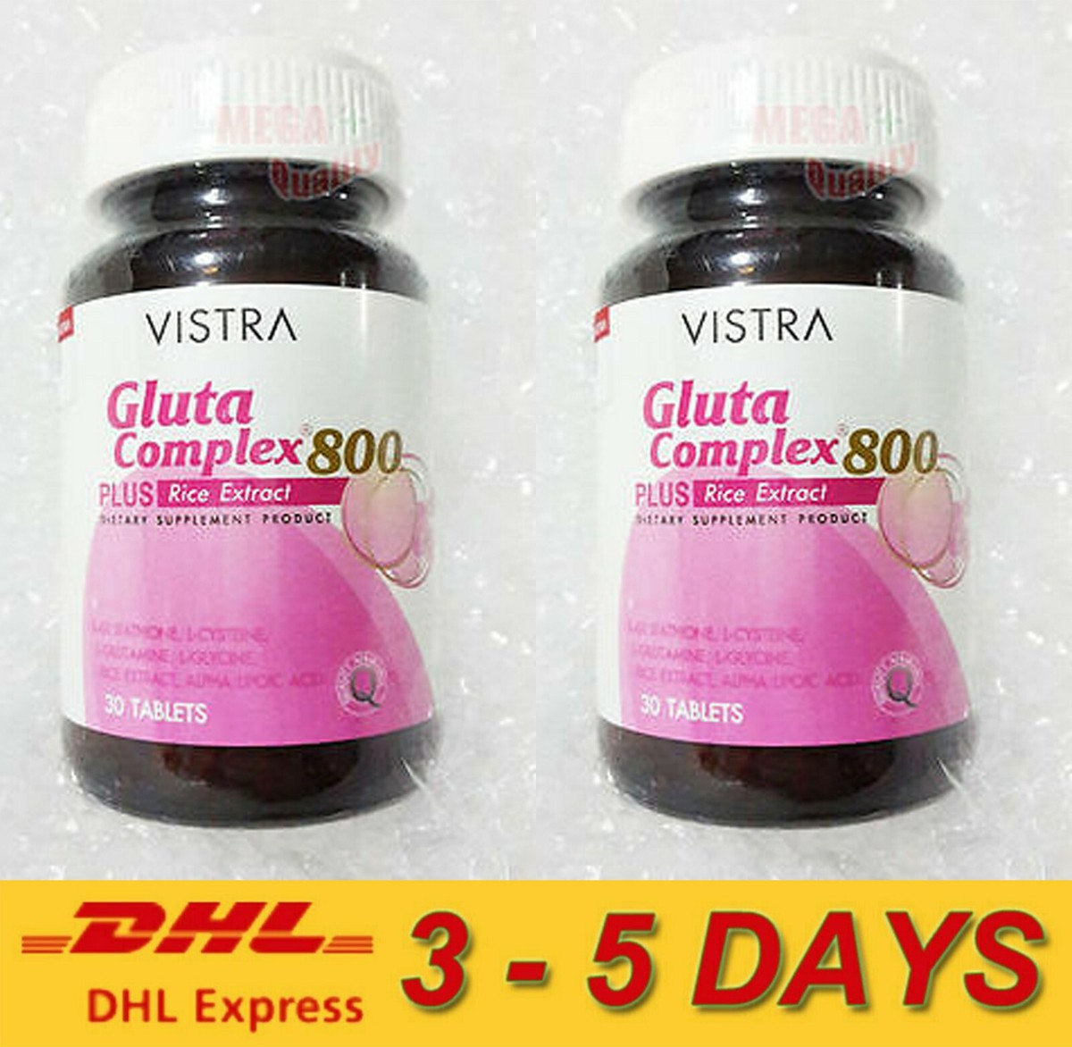 2 x 30 CAPSULES VISTRA GLUTA COMPLEX 800 mg. PLUS ALPHA LIPOIC ACID