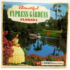 View-Master A961, Beautiful Cypress Gardens, Florida, 3 Reel Set