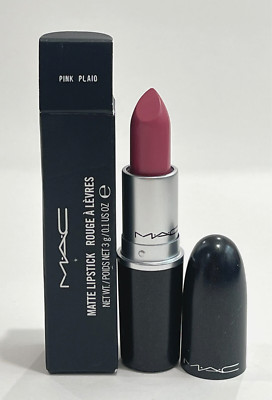 MAC Matte Lipstick - Pink Plaid - .1 oz / 3 g New In Box