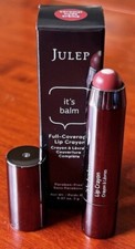 Julep It's Balm Lot of 2 Full Coverage Lip Crayon Caramel Nude Creme NEW in box