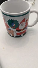 Coco Dowley 2 pc Santa Mugs Fine Ceramic By Certified International Corp