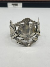 Art Nouveau Butterfly Serviette Ring Early 1900&rsquo;s A.B. MS