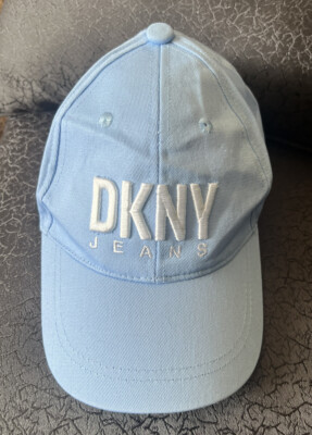 DKNY KIDS JEANS CAP HAT Baby Blue 5-7 Years UK