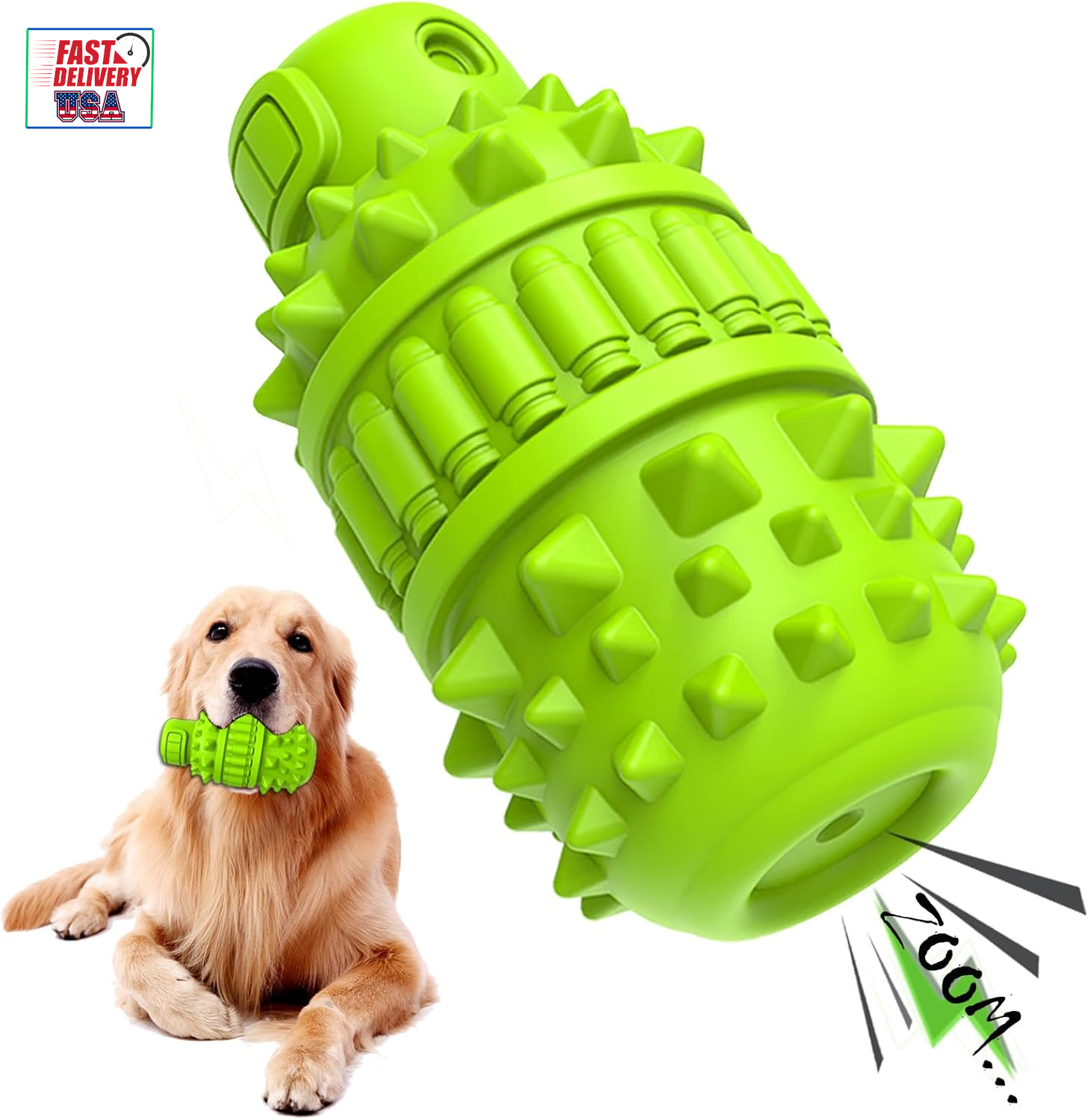 Dog Toys for Aggressive Chewers Tough Dog Squeaky Toys for Large Medium Breed In