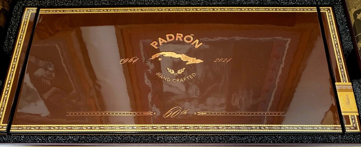 PADRON 60th Anniversary EMPTY Cigar / Humidor Box Complete 19.75