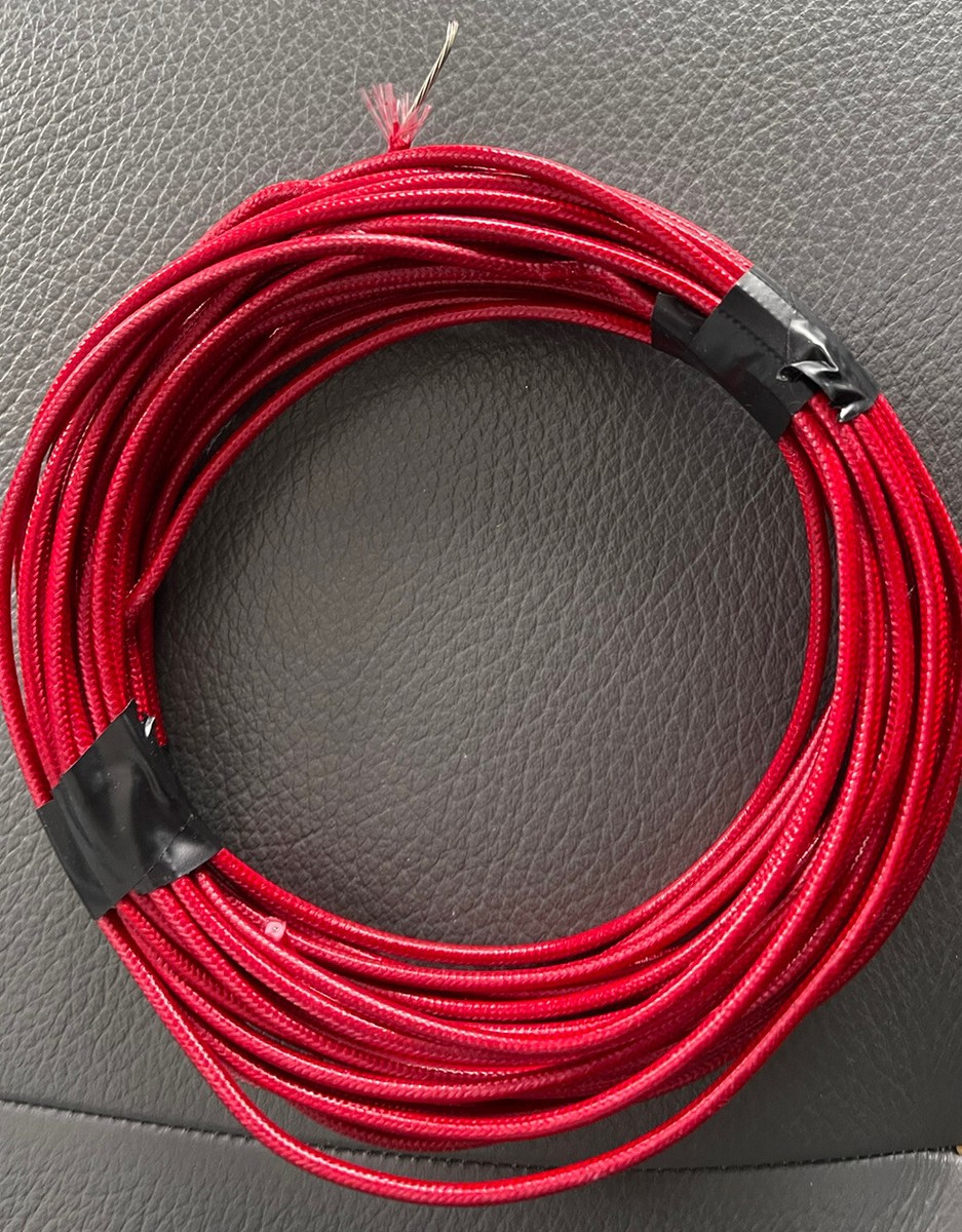 18 AWG RED 200c High-Temperature Wire 25' FT | eBay