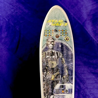 Vintage Star Wars Skateboard C3PO and R2D2 1999 Penny Board | eBay