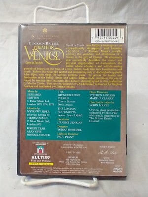 Benjamin Britten Death in Venice DVD Used The London Sinfonetta