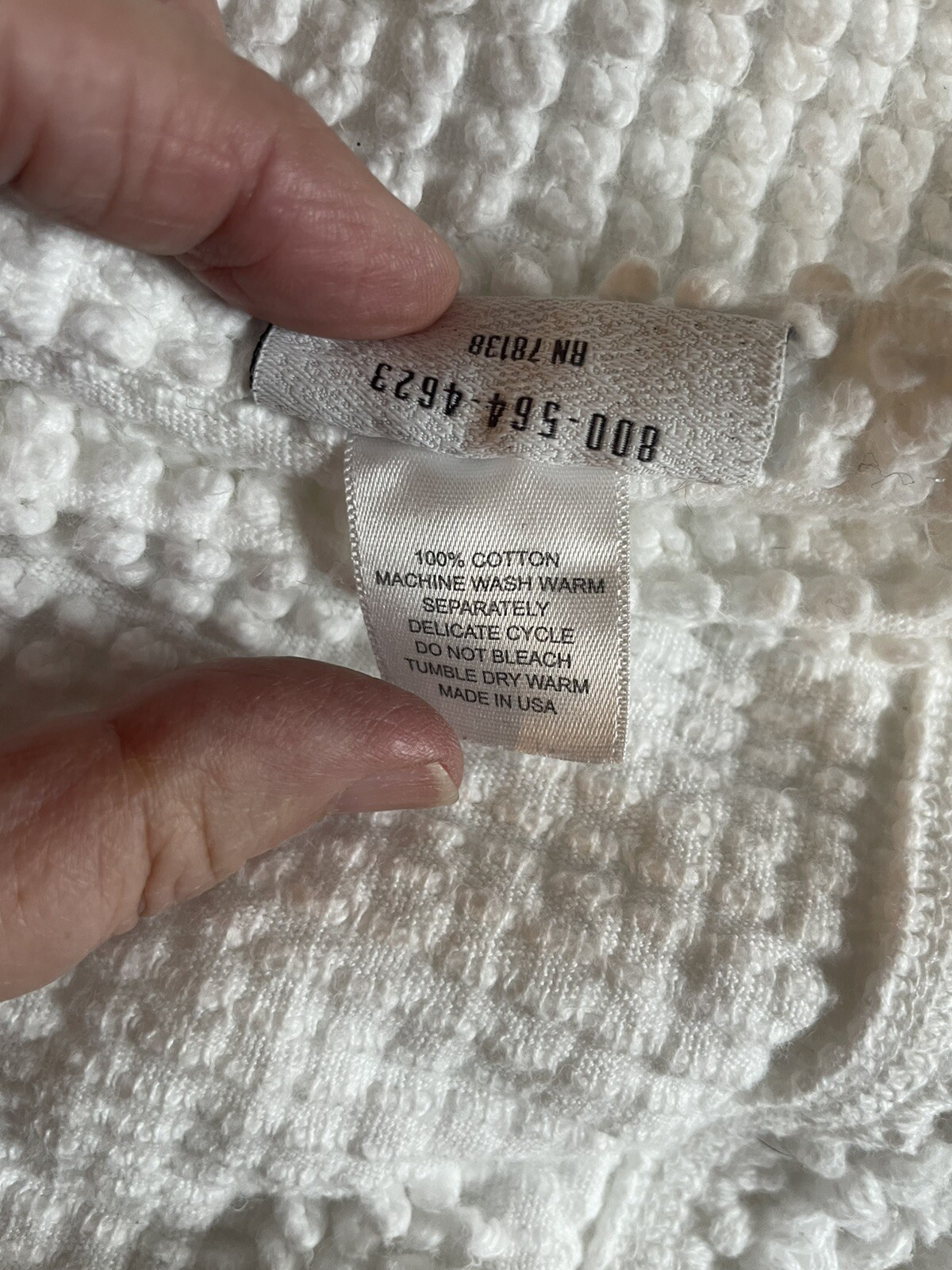 The Vermont Country Store American Pine Hobnail Chenille Bedspread Full